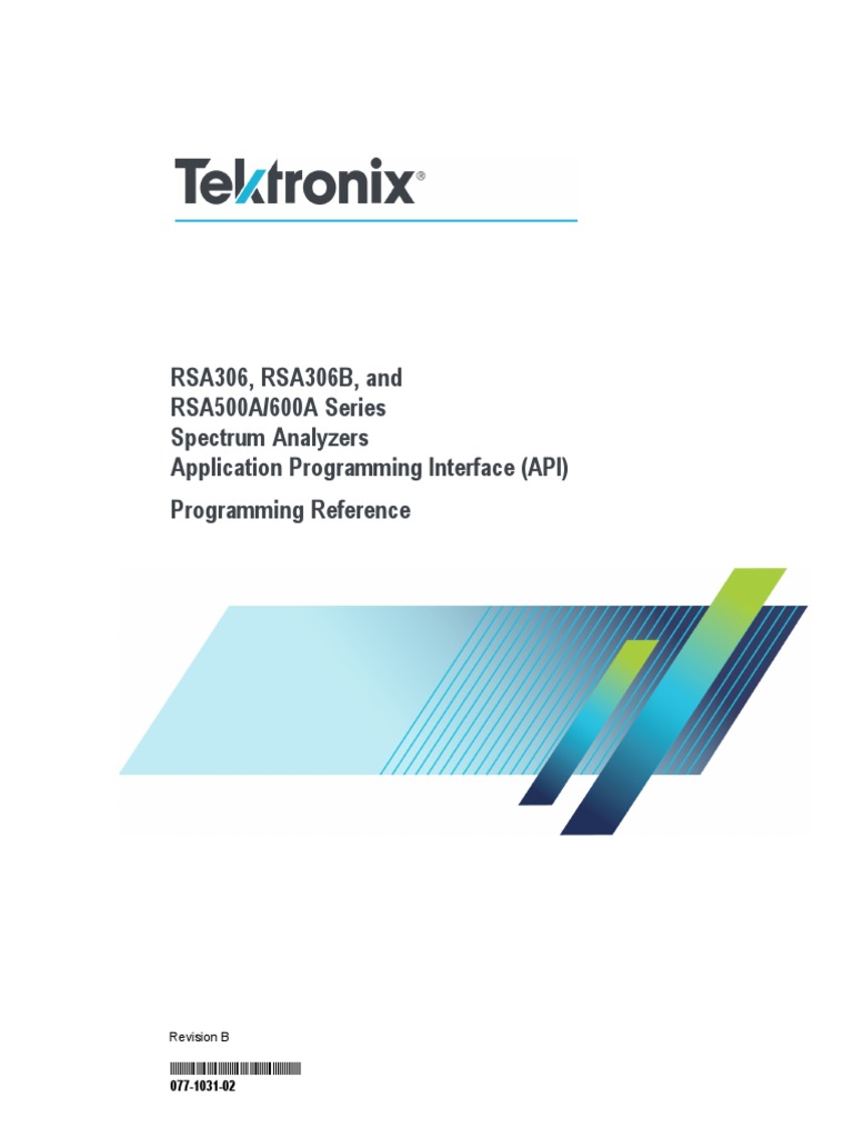 RSA API Reference 077103102 Rev B | PDF | Parameter (Computer ...