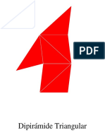 Desarrollo de Dipirámide Triangular