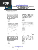 Soal Latihan Matematika Garis Singgung Lingkaran Kelas 8 SMP