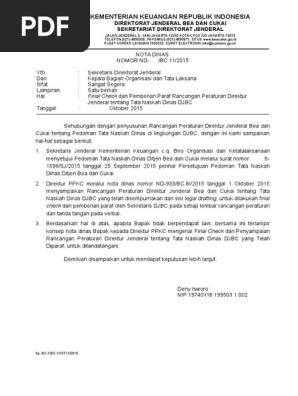 1 Contoh Format Nota Dinasdoc