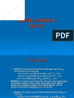 Acid Bases and Salts