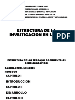 Estructura de La Investigación en La UFT