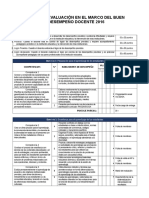 Ficha de Desempeño Docente