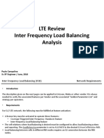 Interfrequency Load Balancing Lte