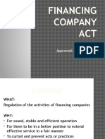 Financing Company Act