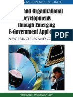 Anizational Developments Through Emerging Egovernment Applications