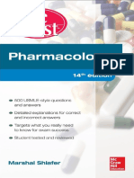 Pharmacology PreTest Self-Assessment and Review (14th Ed.)