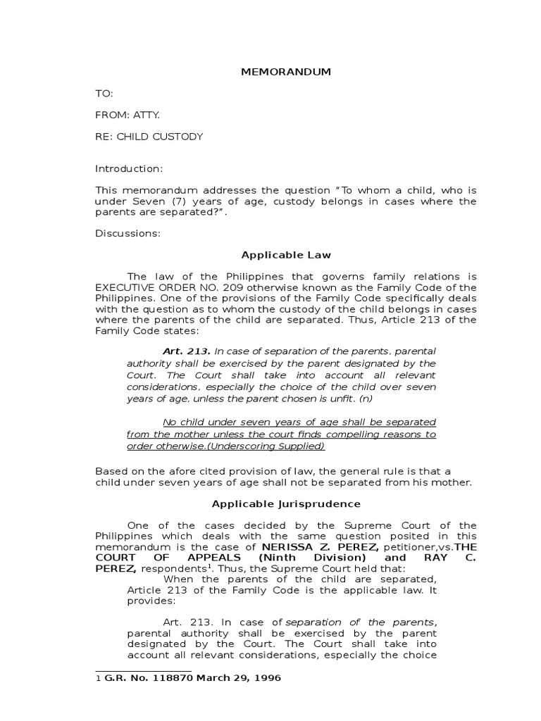 memorandum-of-law-form-pdf-child-custody-best-interests