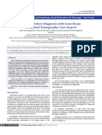 Stafne's Defect: Diagnosis With Cone Beam Computed Tomography: Case Report