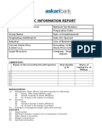 Basic Information Report