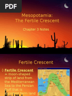 Mesopotamia: The Fertile Crescent: Chapter 3 Notes