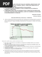 Avaliação 1 Ano 3 Bimestre