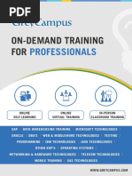 On-Demand Training FOR: Professionals