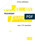 OCR - Vocabulaire Progressif - Niveau Debutant