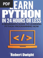 Download Python Learn Python in 24 Hours Robert Dwigh by Juan Luna Lama SN341952014 doc pdf