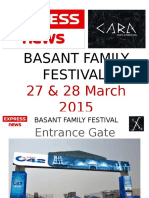 Basant Family Festival Budget and Stall Details