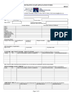 Admin Application Form