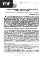 Tensoes e Possibiidades Da Politica de Assistencia Social - Crise Do Capital Boschetti