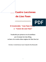 Las 4 Lecciones de Liao Faen