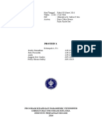 Laporan Praktikum Biokimia (Protein 1)