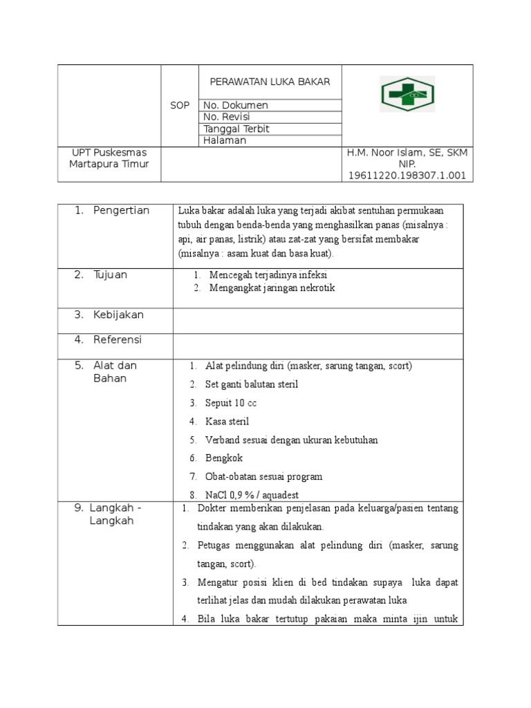 Cara Perawatan Luka Bakar Pdf Lasopamoney