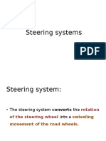 Steering Mechanisms