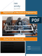 Practical Journal: Department of Mechanical Engineering
