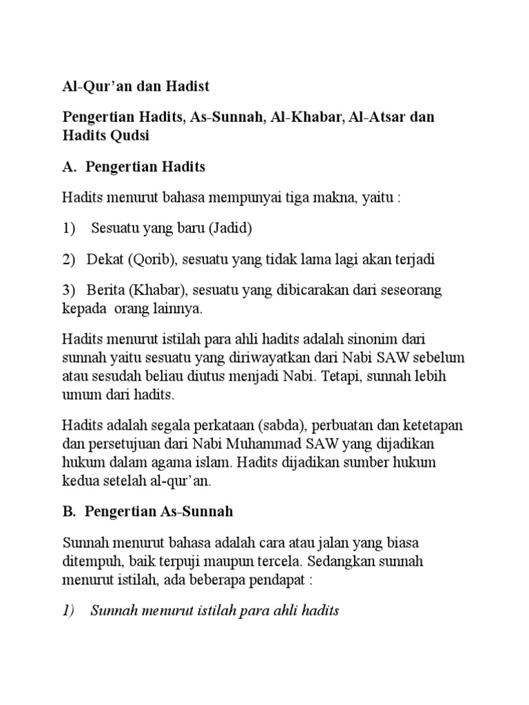 Hadis | PDF