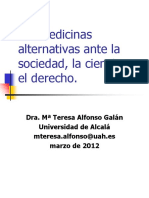 Medicinas alternativas ante la sociedad