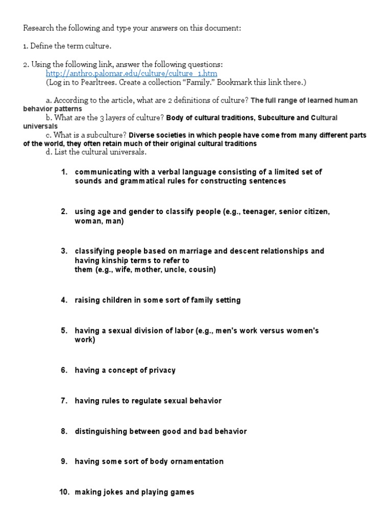 Understanding Culture and Stereotypes | PDF | Social Science | Science ...