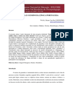 artigo GRAMÁTICA E O ENSINO DA LÍNGUA PORTUGUESA.pdf
