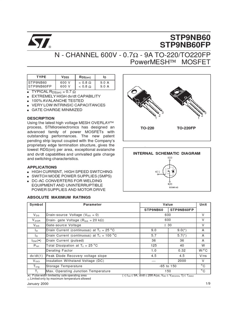 BTA16-600B | Field Effect Transistor | Mosfet