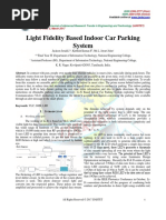 Light Fidelity Based Indoor Car Parking