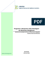 Perguntas e Respostas Sobre Rotulagem de Alergênicos