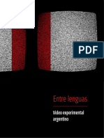 Catálogo Entre Lenguas - Video Experimental
