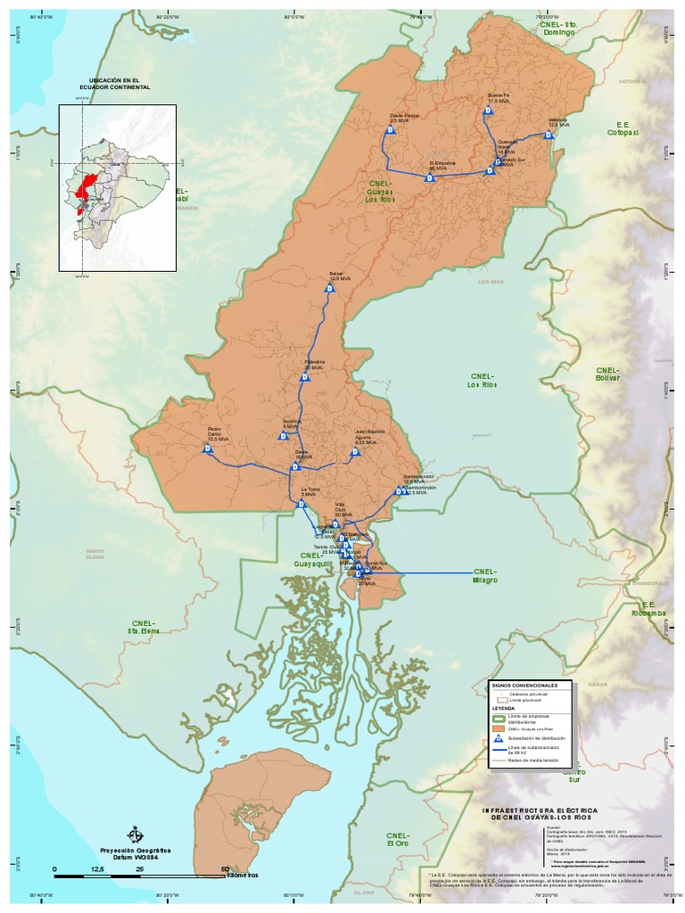 CNEL Guayas Los Ríos Visualización (Gráficos) Geomática