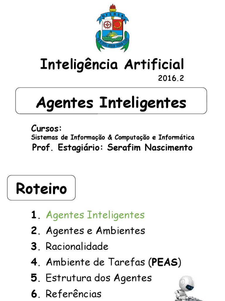 Agentes Inteligentes em IA: Definições e Tipos | PDF | Inteligência ...