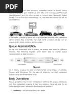 Queue Is An Abstract Data Structure
