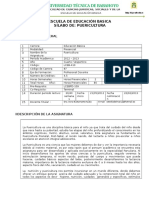 Syllabus de Puericultura Educacion Basica