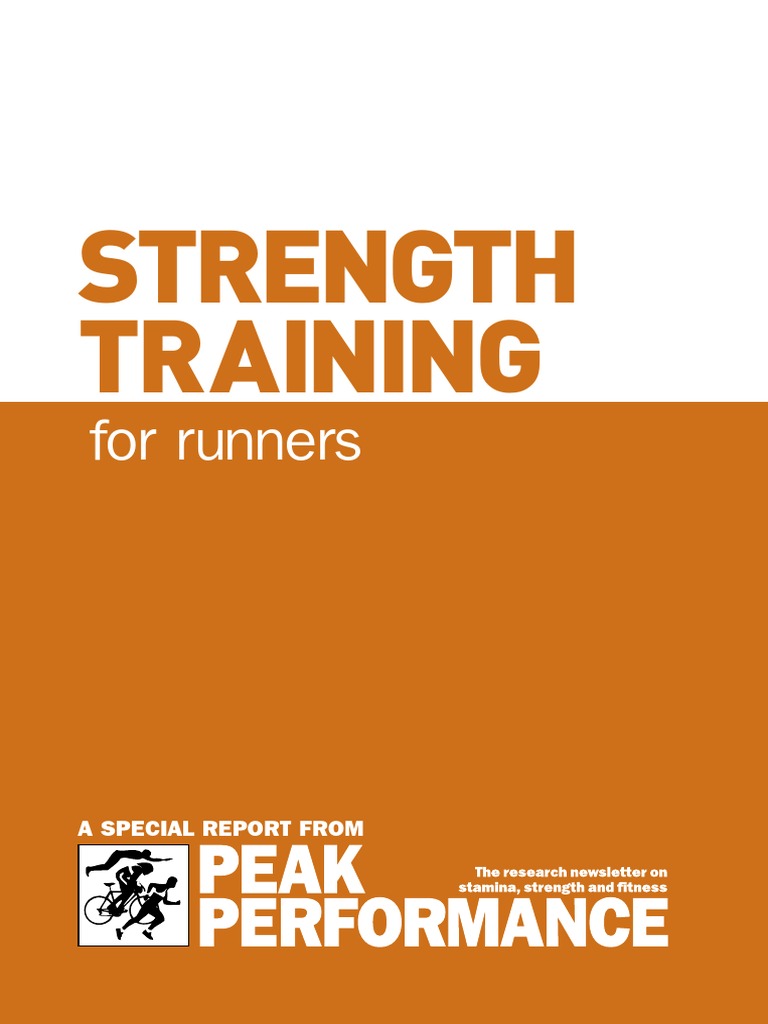 Strength Training Runners PDF PDF Running Weight Training