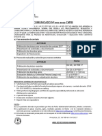 Comunicado Contrato Docente 2017