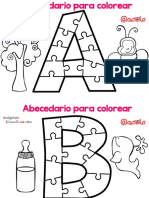 Alfabeto para colorear páginas