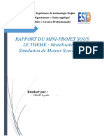 Mini Projet: Modélisation (Et Simulink) Du MSAP