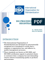 Iso Procedure For Registration