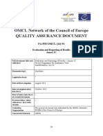 OMCL Network of The Council of Europe Quality Assurance Document