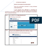 Procedure To Submit Examination Form