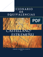 Diccionario de Equivalencias Castellano-Estremeñu
