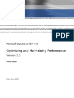 MSCRM4 Optimizing and Maintaining