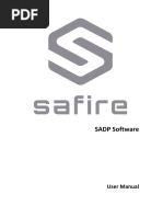 SADP User Manual