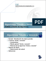 Algoritmo Divide Venceras